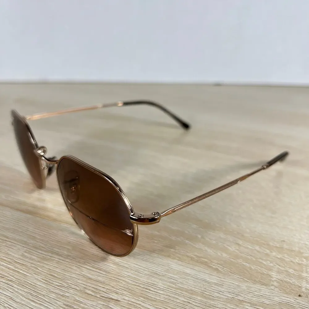 Ray-Ban RB3565 Jack 9035/A5 Sunglasses READ DESC Gold 51-20-145 Italy